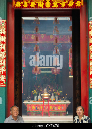 Kuan Ti tempio, Chinatown, Kuala Lumpur, Malesia Foto Stock