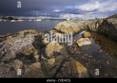 La forte tempesta si avvicina Foto Stock