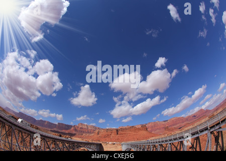 Il doppio ponte Navajo Foto Stock