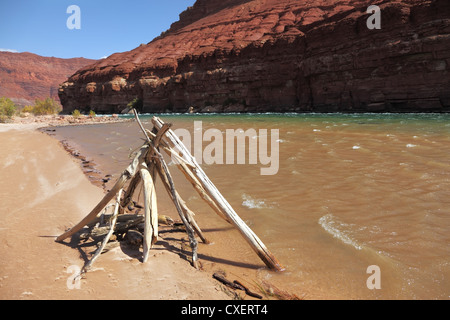 Le rapide del fiume Colorado. Foto Stock