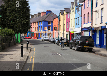 Centro città, Llanberis, Gwynedd, Snowdonia, il Galles del Nord, Wales, Regno Unito Foto Stock