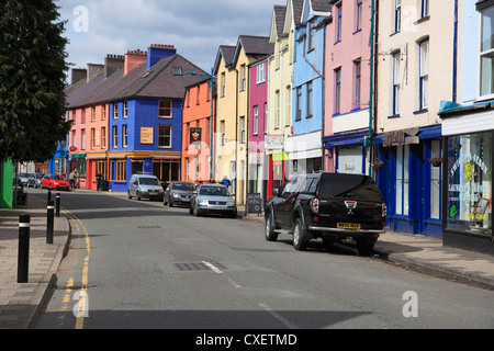 Centro città, Llanberis, Gwynedd, Snowdonia, il Galles del Nord, Wales, Regno Unito Foto Stock