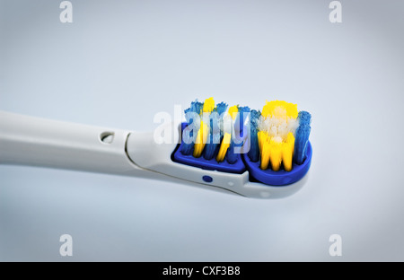 Spazzolino da denti elettrico testa Foto Stock