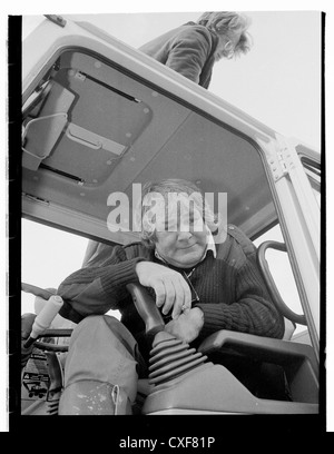 Arresto di manifestanti macchine movimento terra . M3 estensione Winchester. Twyford verso il basso Foto Stock