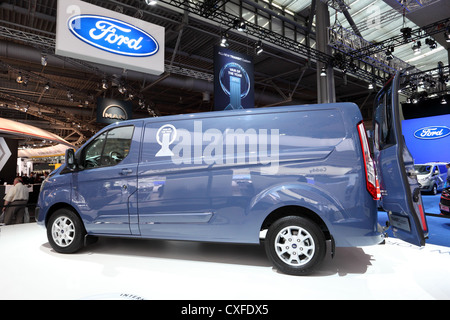 Nuova Ford Transit Van presso la International Motor Show per i veicoli commerciali Foto Stock