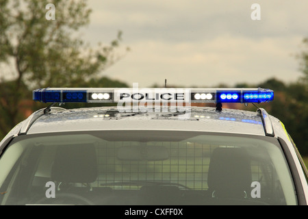 Generico i veicoli della polizia e contrassegni Foto Stock