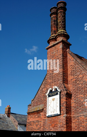 Il Tudor di legno a sala controverso, Aldeburgh, Suffolk, Regno Unito Foto Stock