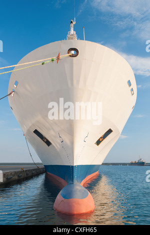Bow secca di nave da carico Foto Stock