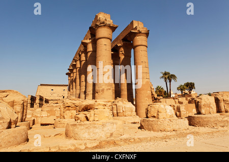 Tempio di Luxor Luxor Egitto, Africa Foto Stock