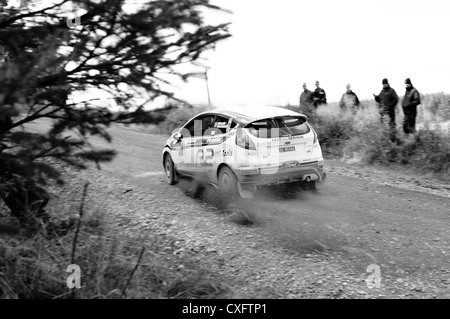 2012 Trackrod rally in Dalby Forest in North Yorkshire Foto Stock