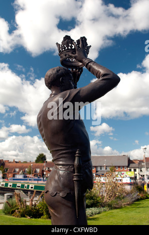 Il principe Hal statua, Gower Memorial, Stratford-upon-Avon, England, Regno Unito Foto Stock