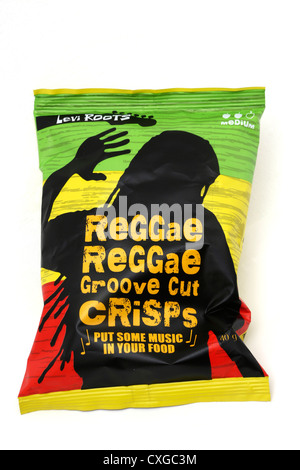 Levi Roots Reggae Reggae scanalatura tagliata croccantini dei Caraibi Foto Stock