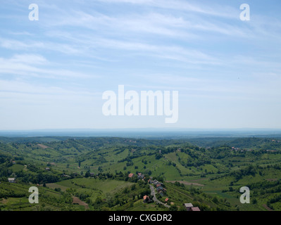 Paesaggi di Japetić, Samobor, Croazia Foto Stock