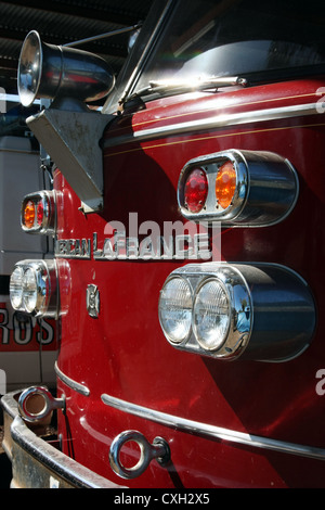 Dagli anni sessanta ci vintage fabbricato American La France camion dei pompieri ancora in prima linea service Grenada Nicaragua Foto Stock