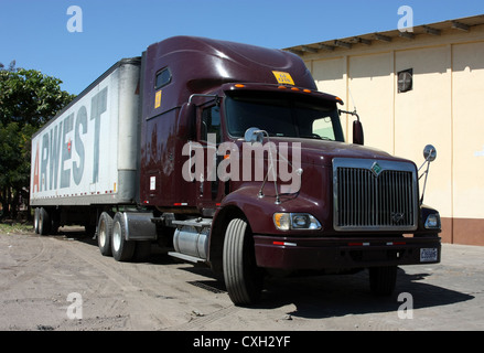 Registrati guatemalteco American fabbricato International carrello. Honduras Foto Stock