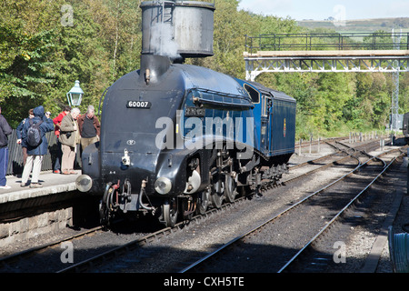 60007 Sir Nigel Gresley LNER Classe A4 Pacific Foto Stock