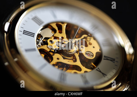 Antico orologio da tasca Foto Stock