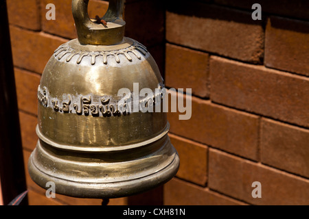 Campana in il tempio di Wat Phan in Chiang Mai Foto Stock