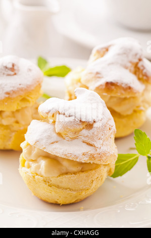 Cream puff Foto Stock