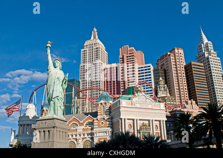 New York New York hotel Las Vegas Foto Stock