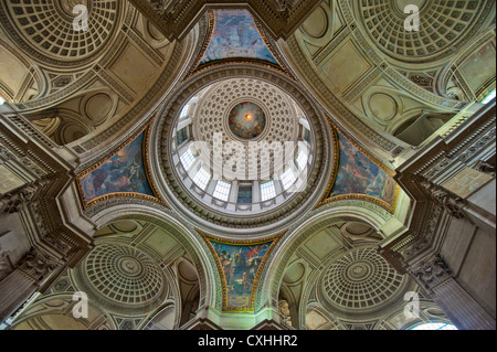 Cupola del Pantheon, Parigi, Francia Foto Stock