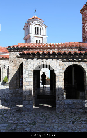 Saint Naum monastero in Macedonia Foto Stock