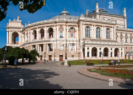 Odessa National Academic teatro di opera e balletto in stile neo-barocco Foto Stock