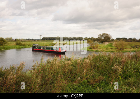 Piccolo fiume Ouse a Botany Bay in Suffolk/Norfolk confine. Foto Stock