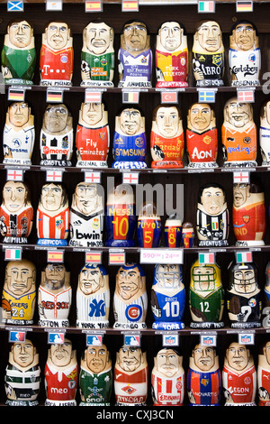 Negozio di vendita bambole russe a Praga Foto Stock