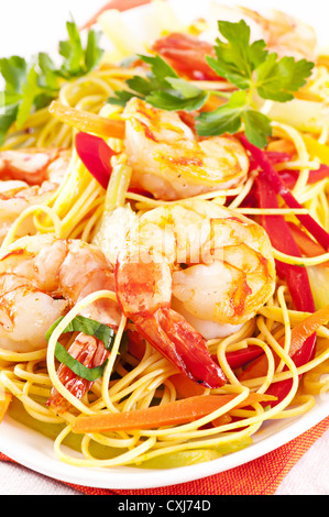 Goreng frutti di mare Foto Stock