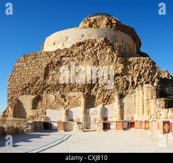 Masada, una parte del palazzo settentrionale Foto Stock