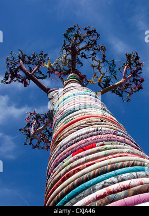 Baobab scultura al South Bank Centre Foto Stock