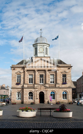 Kelso Town Hall a Kelso, Scozia. Foto Stock