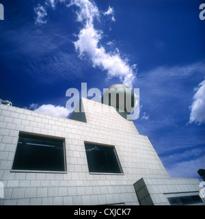 Dettagli architettonici presso il Porto Olimpico di Barcellona. Foto Stock