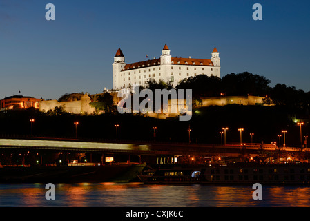 Il castello di Bratislava, Bratislava, Slovacchia, Europa Foto Stock