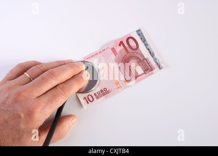 La malattia di euro Foto Stock