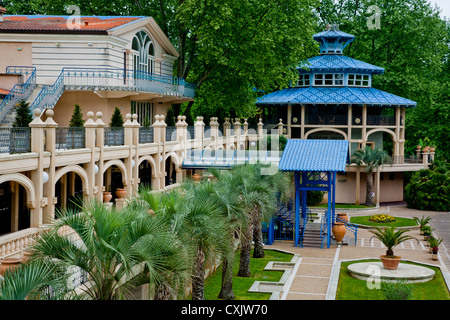 Resort per la salute. Cambo les Bains Labord, Pyrénées-Atlantiques, Francia. Foto Stock