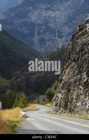 Autostrada Trans-Canada, D'Arcy, Lillooet paese, British Columbia, Canada Foto Stock