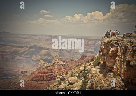 Mather Point, il Parco Nazionale del Grand Canyon, Arizona, Stati Uniti d'America Foto Stock