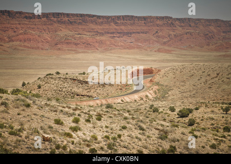 Vista panoramica, ALT 89, Arizona, Stati Uniti d'America Foto Stock