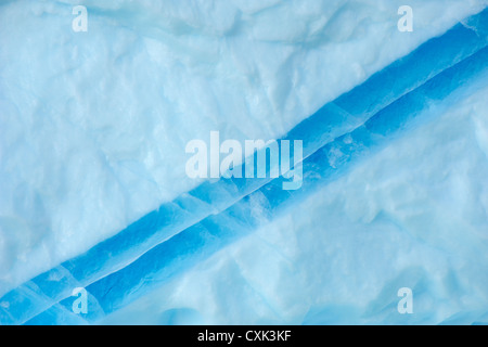 Iceberg, Nanortalik, Kujalleq, Kejser Franz Joseph fiordo, la Groenlandia Foto Stock