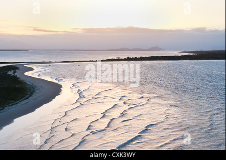 Vista panoramica della baia di Paranagua, Ilha do Mel, Parana, Brasile Foto Stock