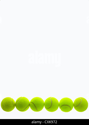 palle da tennis Foto Stock