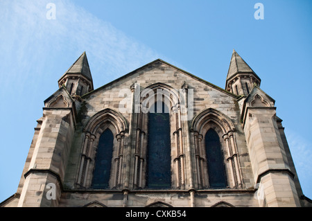 Hexham Abbey in Hexham, Northumberland, Inghilterra. Foto Stock