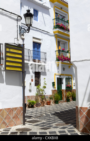 Il villaggio di Competa in Andalusia Foto Stock