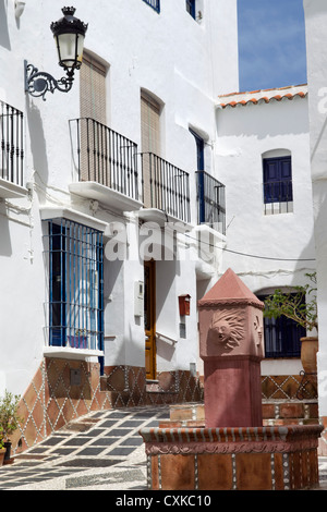 Il villaggio di Competa in Andalusia Foto Stock