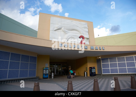 Il Dolphin Mall shopping center in Miami Florida usa Foto Stock