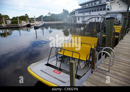 Speedys idroscivolante in Everglades city florida everglades usa Foto Stock