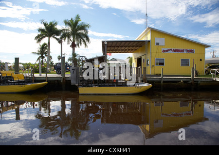 Speedys idroscivolante in Everglades city florida everglades usa Foto Stock