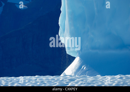 Iceberg, Bjorn Oer, Ittoqqortoormiit, Sermersooq, Groenlandia Foto Stock